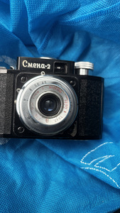 Smena-2 fotoaparaat + originaal nahkvutlar, lisaks 2 Zenit (2 foto / 6)