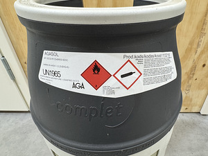 AGASOL 10 kg komposiitgaasiballoon gaasiga. UUS!! (2 foto / 2)