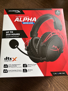 Беспроводная игровая гарнитура HyperX Cloud Alpha Wireless, (1 фото из 6)