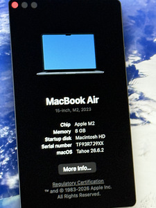 MacBook Air 15 M2 512 ГБ (8 фото из 9)