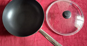 Wok pann, grillpann teflonist (7 foto / 8)