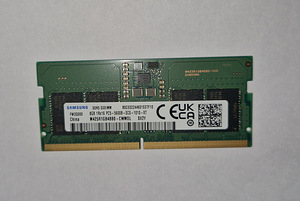 Samsung SO-DIMM DDR5 8GB PC5600 operatiivmälu (1 foto / 1)