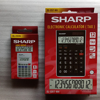 Kalkulaator väike ja suur" Sharp" uus pakendis