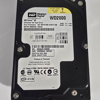 Жесткий диск Western Digital 200 ГБ (IDE)