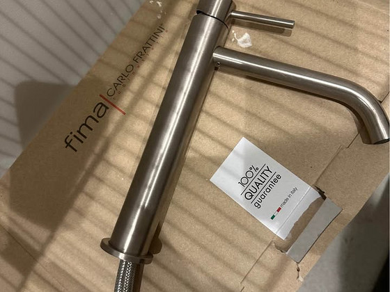 Смеситель Fima Carlo Frattini Spillo Up (Brushed Nickel)