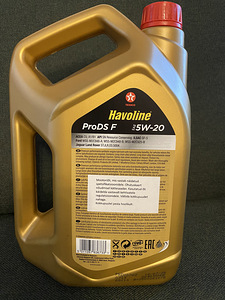 Моторное масло Texaco Havoline ProDS F 5W-20, 4L — новое (2 фото из 2)
