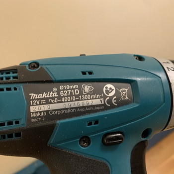 Makita 6271D аккумуляторная дрель-шуруповёрт