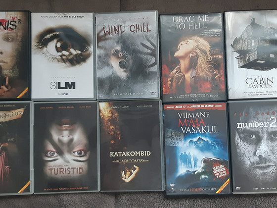 Õudusfilmide DVD