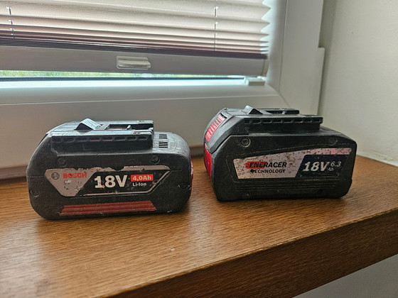 Bosch tööriista aku 18V 4,0 Ah ja 6,3 Ah