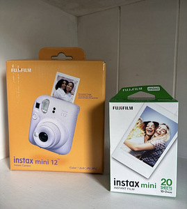 Instax mini 12, täiesti uus + tasuta 20 filmilehe pakk (1 foto / 3)