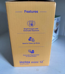 Instax mini 12, täiesti uus + tasuta 20 filmilehe pakk (3 foto / 3)