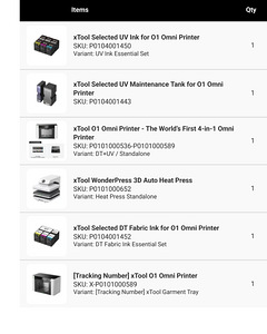 3D UV PRINTER XTOOL Omni O1 DT+UV + WONDER PRESS (2 foto / 2)