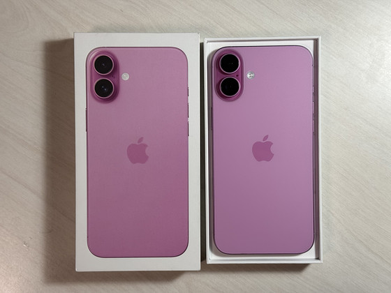 Apple 16 Plus розовый 128GB как новый. Аккумулятор 100%
