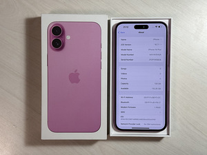 Apple 16 Plus Pink 128GB nagu uus. Aku 100% (7 foto / 8)