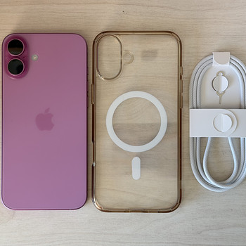 Apple 16 Plus Pink 128GB nagu uus. Aku 100%