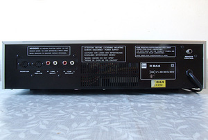 Старошкольная топовая трёхголовочная кассетная дека Dual C844 (6 фото из 10)