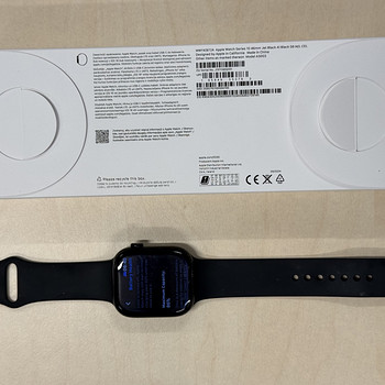 П: Apple Watch Series 10 46 мм Jet Black Al Black SB M/L CEL