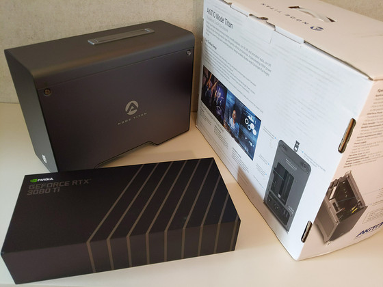 Внешняя Thunderbolt видеокарта 3080 Ti