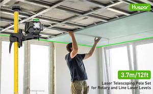 Teleskoopiline 3.7m varras stange laserile, uus (7 foto / 10)