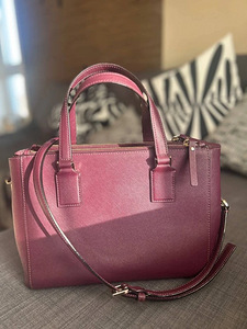 Kate Spade бордовая кожаная сумка Cameron Street Teegan с ве (9 фото из 10)