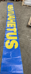 PVC reklaambänner REHVIVAHETUS 7,5 m (2 foto / 2)