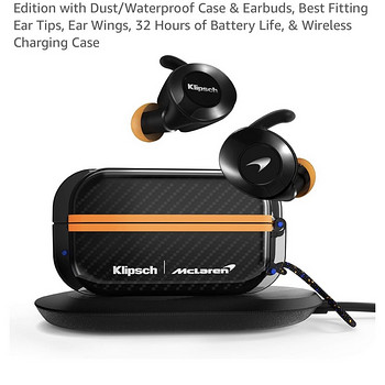 Klipsch T5 II True Wireless Sport Earphones McLaren