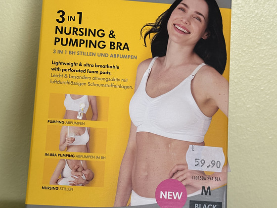 Medela 3 в 1 — бюстгальтер для кормления и сцеживания (размер M)