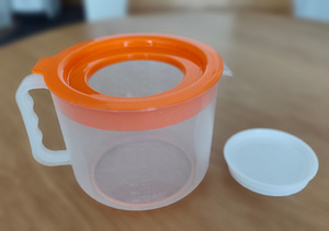 2 l mõõtenõu / segamiskauss kaanega (4 foto / 7)