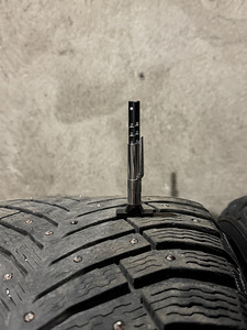 18 5x112 диски Audi Rotor + шипованные шины Michelin 255/45 (7 фото из 7)
