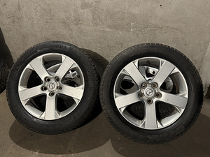 ‘17 5x114.3 оригинальные диски Mazda 6 + шипованные шины 225/55 (1 фото из 7)