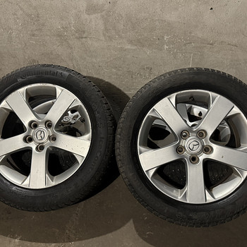 ‘17 5x114.3 оригинальные диски Mazda 6 + шипованные шины 225/55