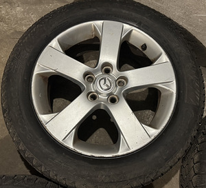 ‘17 5x114.3 оригинальные диски Mazda 6 + шипованные шины 225/55 (5 фото из 7)