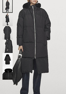 Massimo Dutti kunstkarusnahast kapuutsiga mantel (1 foto / 3)