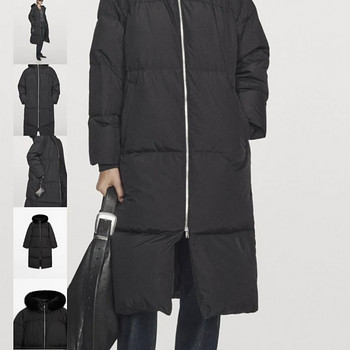 Massimo Dutti kunstkarusnahast kapuutsiga mantel