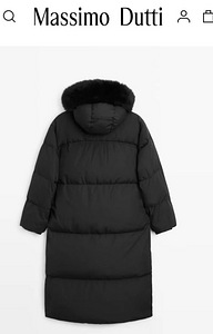 Massimo Dutti kunstkarusnahast kapuutsiga mantel (3 foto / 3)