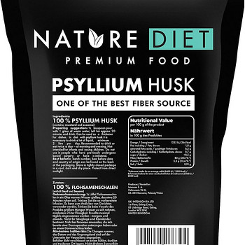 Psyllium Husk 1000g | высокое содержание клетчатки