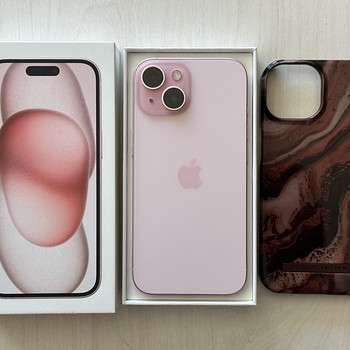 Apple iPhone 15 Pink 128GB nagu uus!