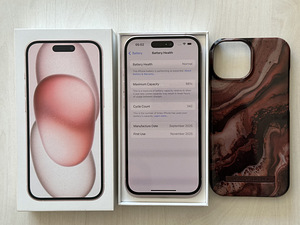 Apple iPhone 15 Pink 128GB nagu uus! (8 foto / 9)