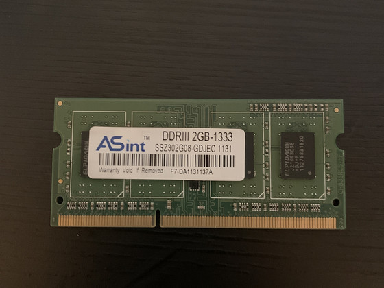 Оперативная память DDR3 для ноутбука