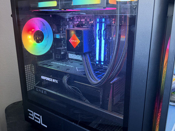 Võimas Omen PC // RTX 5070 12GB // 32GB DDR5 5200mhz // R7