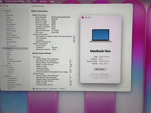 Apple Macbook Neo Blush 8/256GB SWE UUS, garantii 09.2027 (4 foto / 6)
