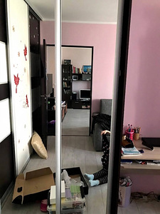 Peegliga lükanduksed siinidega 60x250, 2 tk (1 foto / 1)