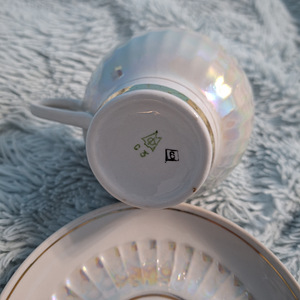 Vintage teekomplekt «Perlamutr» 6 inimesele, NSVL. (3 foto / 3)