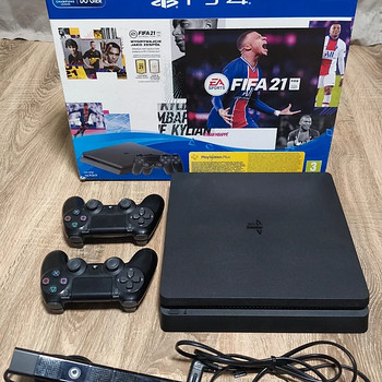 PlayStation 4 Slim 500GB + 2 Controllers + Camera
