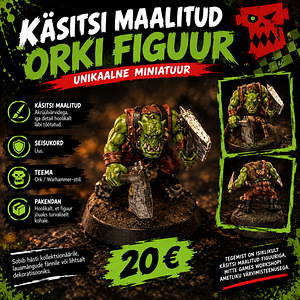 Käsitsi maalitud Orki figuur (1 foto / 1)