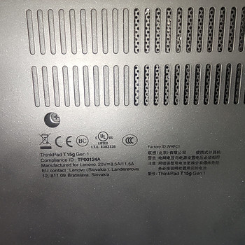 Ноутбук Lenovo ThinkPad T15g Gen1