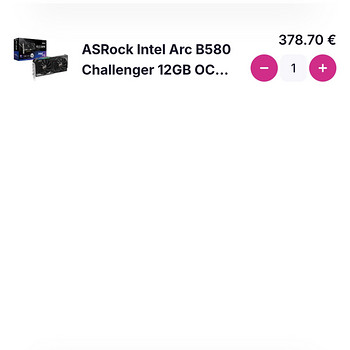 ASRock Intel Arc B580 Challenger 12GB OCuus