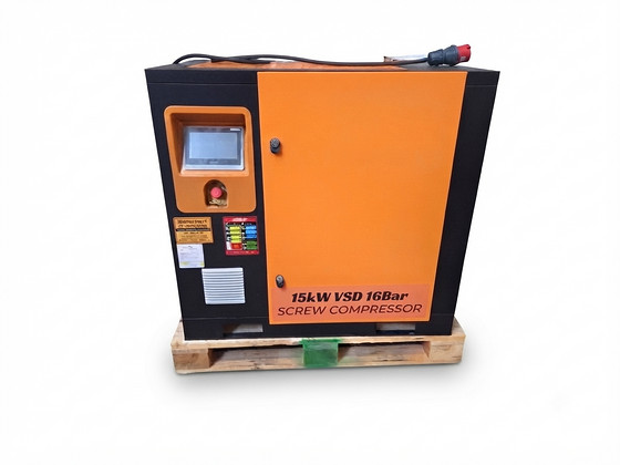 Kruvikompreassor 15kw max16 bar sagesmuunduriga