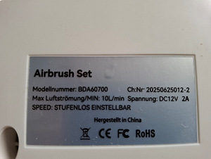 MINI AEROGRAAFIKA AIRBRUSH KOMPRESSOR (2 foto / 2)