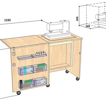 Sewing table Comfort 1